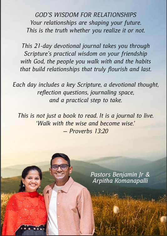 Promotional image for a book on relationships with text and two people standing together.