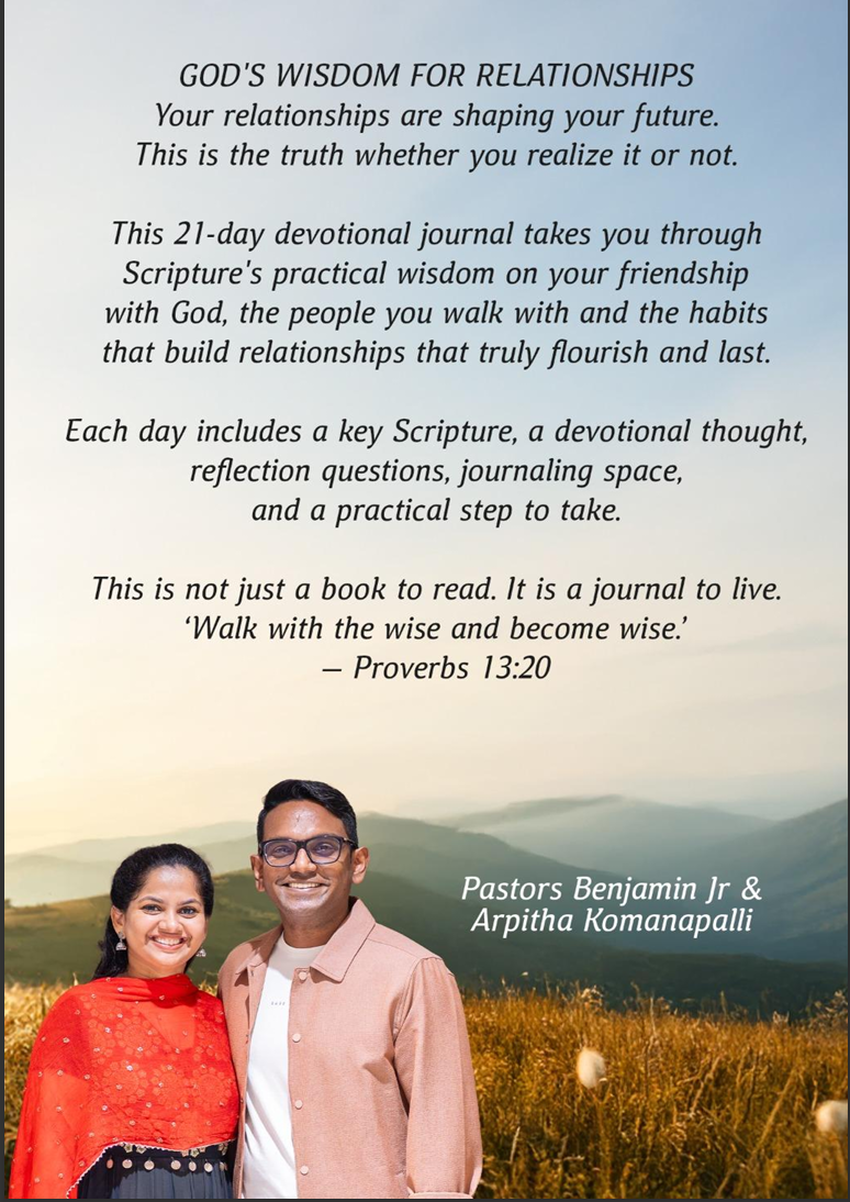 Promotional image for a book on relationships with text and two people standing together.